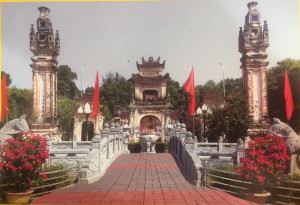 Khung cảnh đền thờ Nguyễn Xí